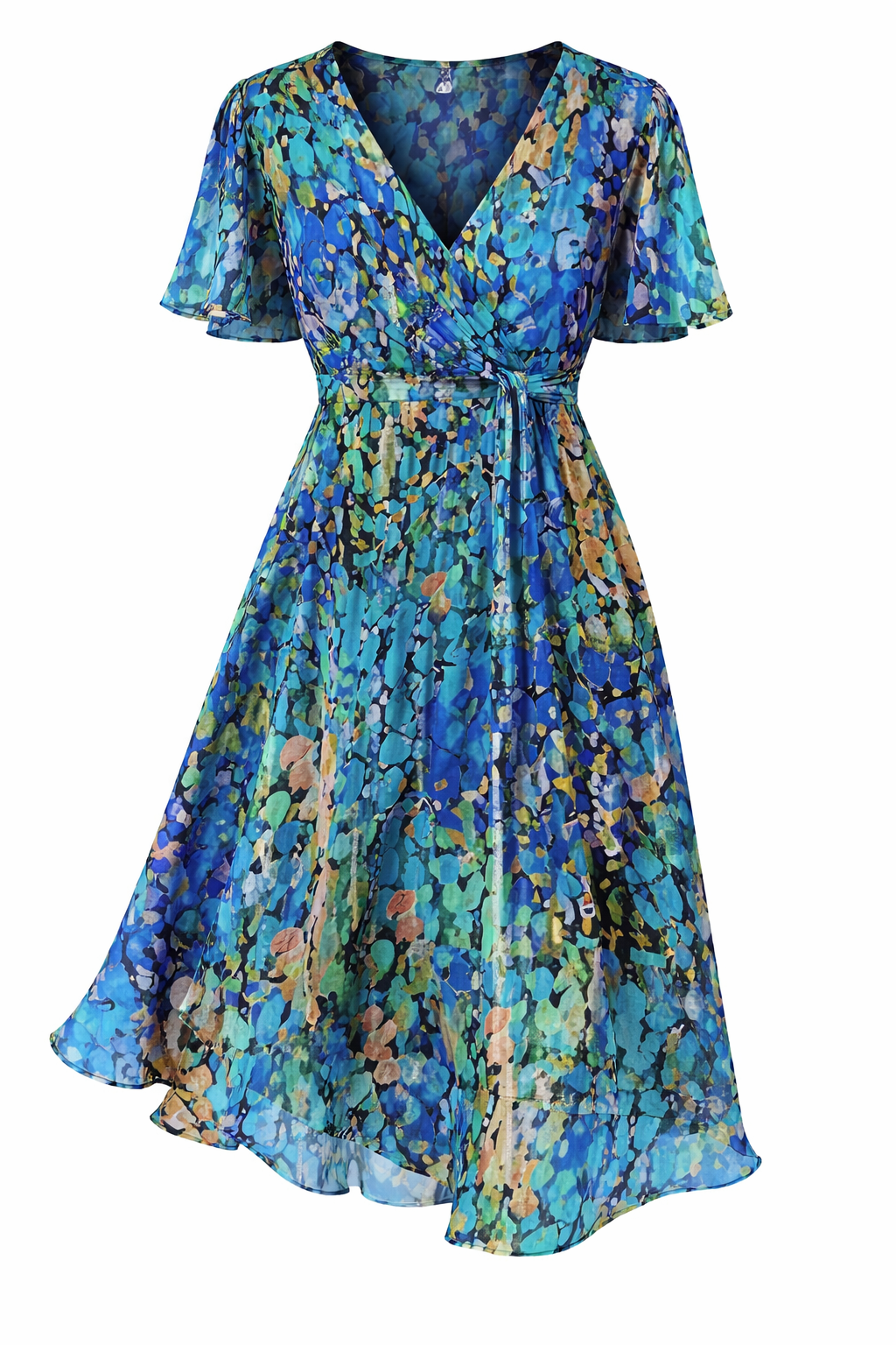 LAVINA™ – Vibrant Boho Midi Dress