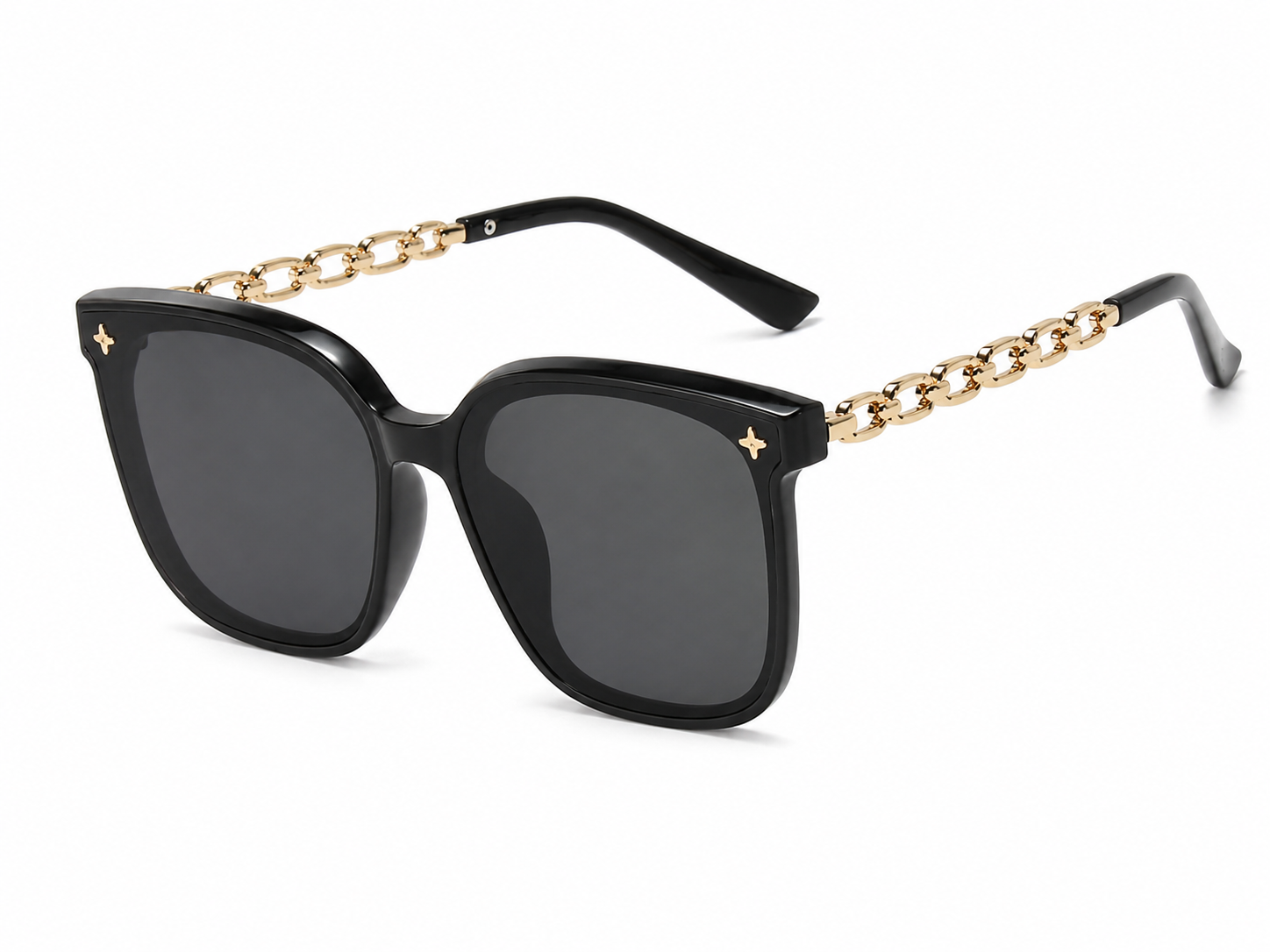 Soleia Black/Gold Sunglasses