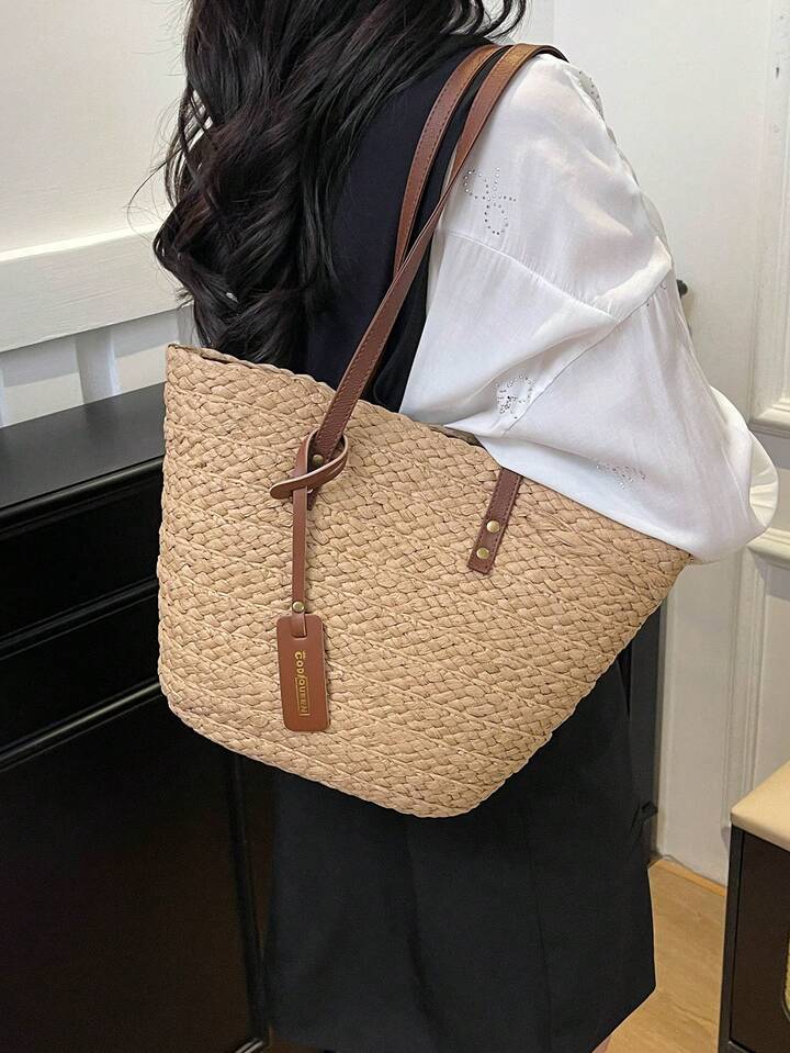 Solea Woven Tote Bag
