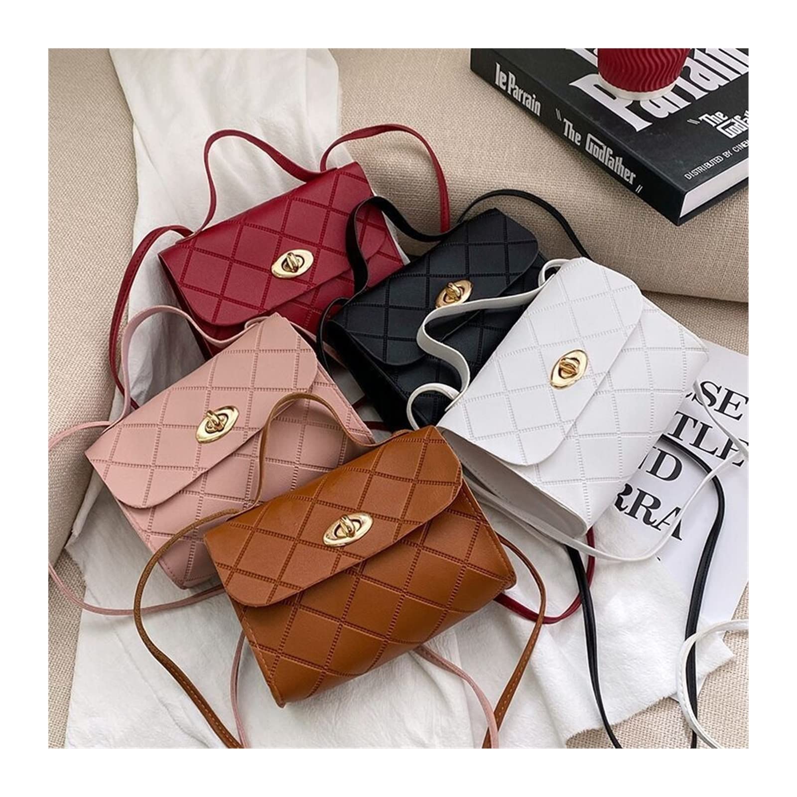 Élise Quilted Crossbody Bag