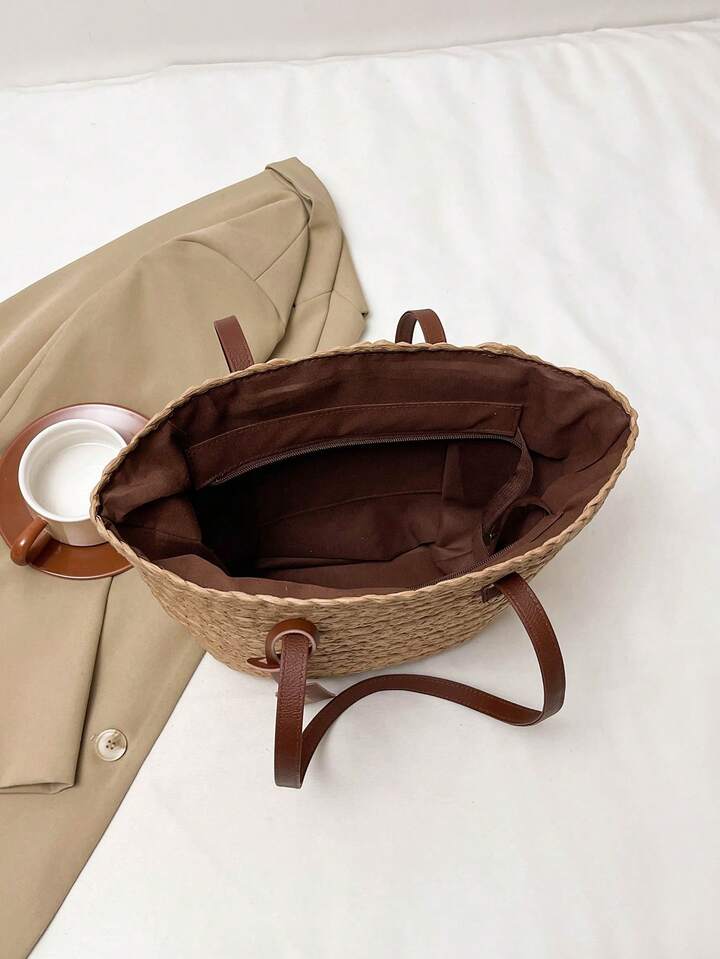 Solea Woven Tote Bag