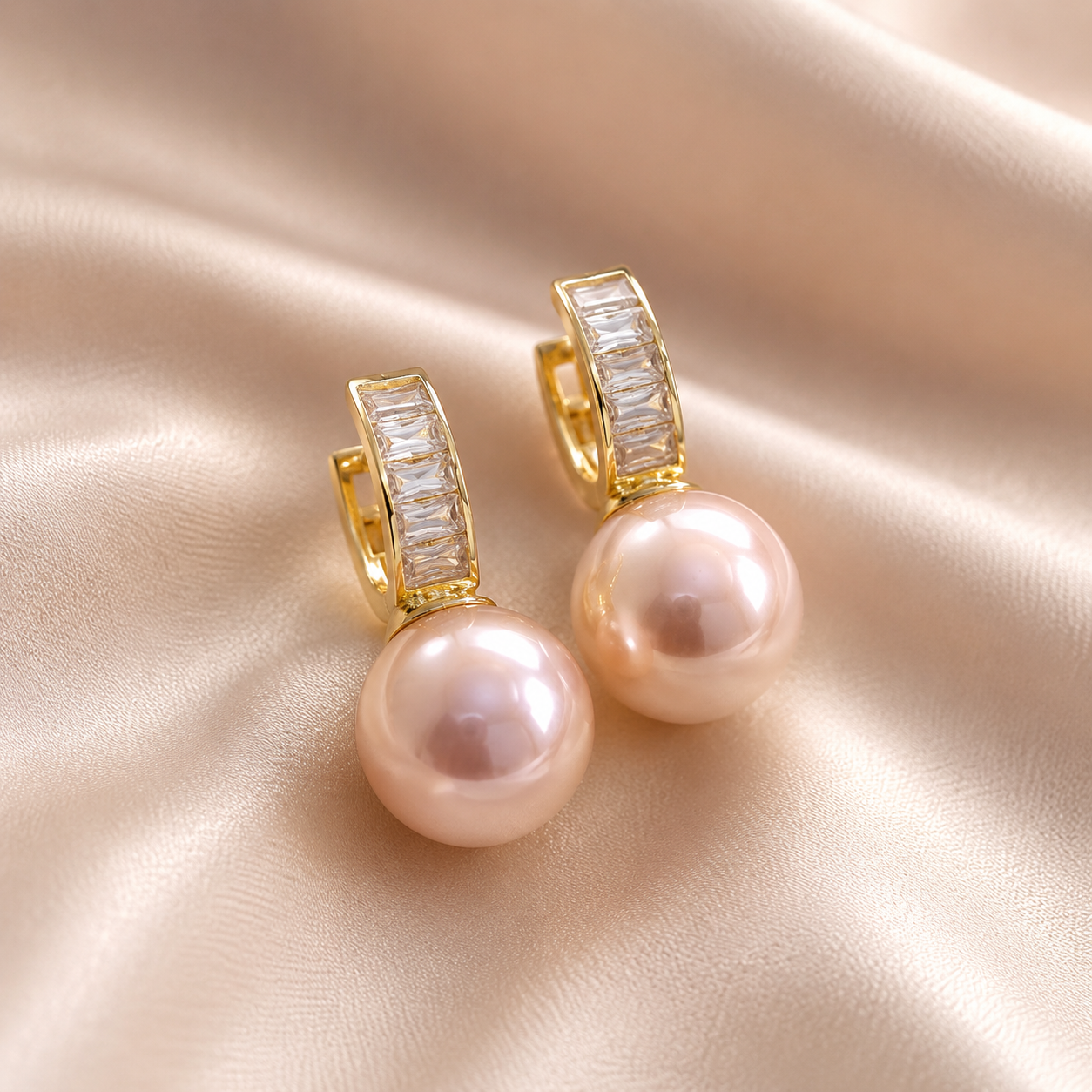 Luna Pearl Drop Earrings