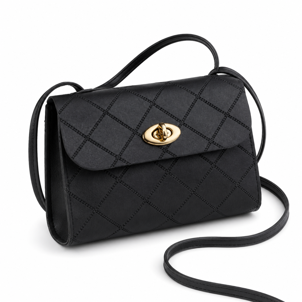 Élise Quilted Crossbody Bag