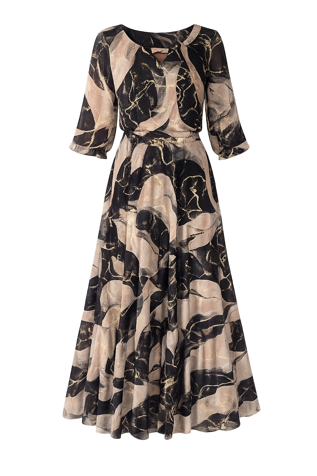 Chavelle | Printed Chiffon Dress