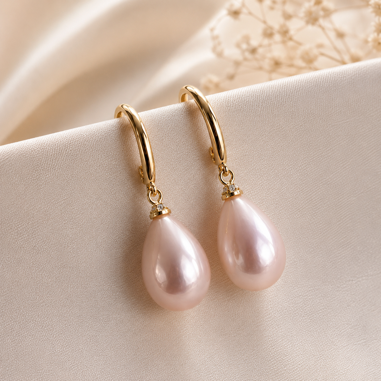 Élise Pearl Drop Earrings