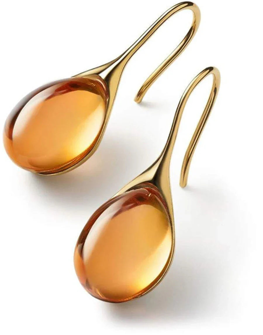 Floriane | Crystal Drop Earrings